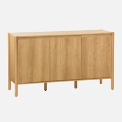 sweeek Credenza decorazione legno 3 ante 140cm