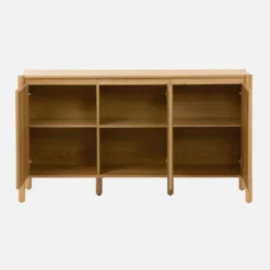 sweeek Credenza decorazione legno 3 ante 140cm