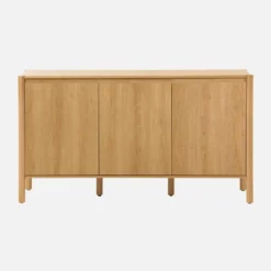 sweeek Credenza decorazione legno 3 ante 140cm