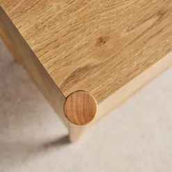 sweeek Credenza decorazione legno 2 ante 80cm