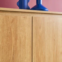sweeek Credenza decorazione legno 2 ante 80cm