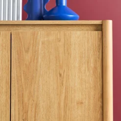 sweeek Credenza decorazione legno 2 ante 80cm