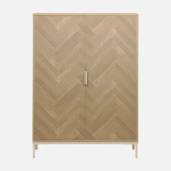sweeek Credenza effetto legno a 2 ante, 80cm