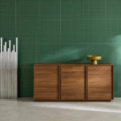 sweeek Credenza effetto legno 3 ante, 160cm
