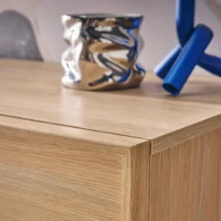 Credenza effetto legno 2 ante 80 cm