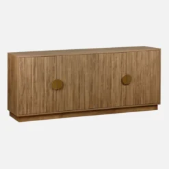 sweeek Credenza esotica a 4 ante effetto mango, 180cm