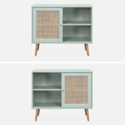 sweeek Credenza in cannage, 1 anta, 80cm