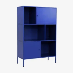 sweeek Credenza industriale in metallo con 6 scomparti
