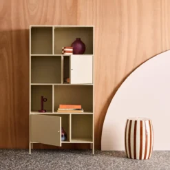 sweeek Credenza industriale in metallo con 8 scomparti