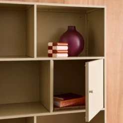 sweeek Credenza industriale in metallo con 8 scomparti