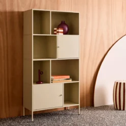 sweeek Credenza industriale in metallo con 8 scomparti