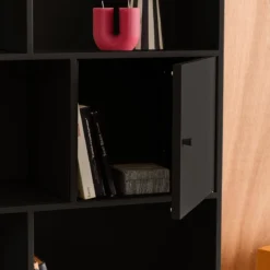 Credenza industriale in metallo con 8 scomparti