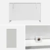 sweeek Credenza organica a 6 scomparti effetto legno, 120cm