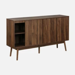 sweeek Credenza scandinava a 2 ante effetto legno, 150cm