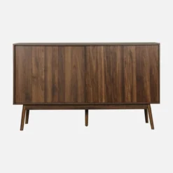 sweeek Credenza scandinava a 2 ante effetto legno, 150cm
