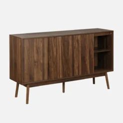 sweeek Credenza scandinava a 2 ante effetto legno, 150cm