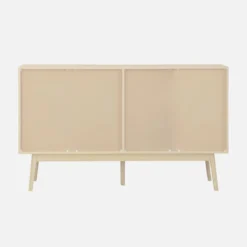 Credenza scandinava a 2 ante effetto legno, 150cm