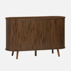 sweeek Credenza scandinava a 2 ante scorrevoli, 120cm