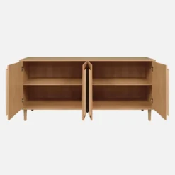 sweeek Credenza vintage effetto legno 4 ante, 160cm