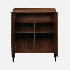 sweeek Credenza vintage effetto legno di noce, 83cm