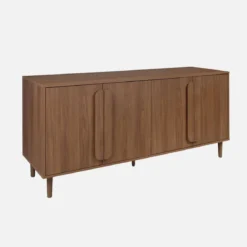 Credenza vintage effetto legno 4 ante, 160cm