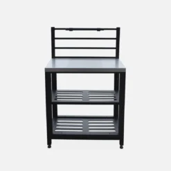 sweeek Cucina da esterno, 7 moduli e barbecue a gas, 4 bruciatori