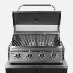 sweeek Cucina esterna 5 moduli con barbecue a gas 4 bruciatori