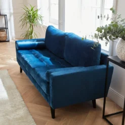 sweeek Divano con gambe in legno, 3 posti