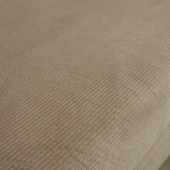 sweeek Divano letto futon in velluto a coste e struttura cromata