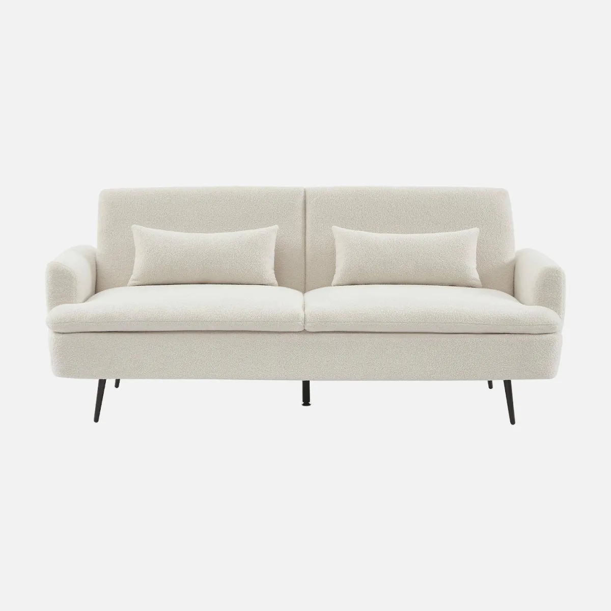 sweeek Divano letto in bouclé, 2–3 posti