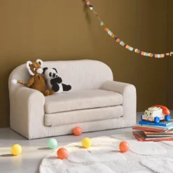 Divano letto per bambini in velluto a coste