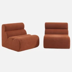 sweeek Divano modulare bouclé, 2 posti