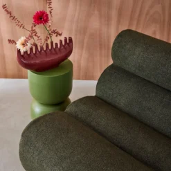 sweeek Divano modulare in tessuto bouclé, 3 posti