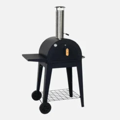 sweeek Forno per pizza da esterno a carbonella con ruote
