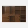 sweeek Kit armadio modulare decorazione legno 4 elementi