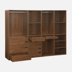 sweeek Kit armadio modulare decorazione legno 4 elementi