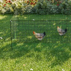 Kit di recinzione in rete modulare per galline