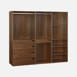 sweeek Kit guardaroba modulare decorazione legno 3 elementi