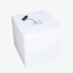 sweeek Lampada a cubo LED colore bianco con batteria ricaricabile