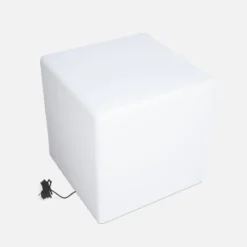 sweeek Lampada a cubo LED colore bianco con batteria ricaricabile