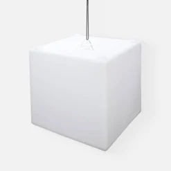 sweeek Lampada a cubo LED colore bianco con batteria ricaricabile