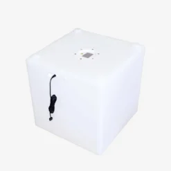 sweeek Lampada a cubo LED colore bianco con batteria ricaricabile