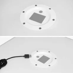 sweeek Lampada a cubo LED colore bianco con batteria ricaricabile