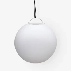 Lampada a sfera LED luce bianca con batteria ricaricabile