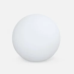 Lampada a sfera LED luce bianca con batteria ricaricabile