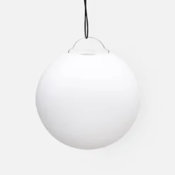 Lampada a sfera LED luce bianca con batteria ricaricabile