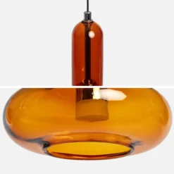 sweeek Lampada a sospensione LED in vetro, Ø15cm