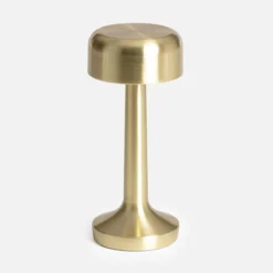 sweeek Lampada da tavolo interna LED metallo dorato, 9cm