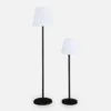 sweeek Lampada da terra colore bianco con batteria ricaricabile