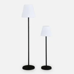 sweeek Lampada da terra colore bianco con batteria ricaricabile